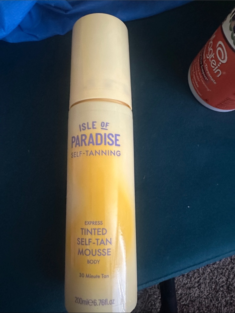 Isle of Paradise Yellow Tinted Self-Tan Mousse Bottle